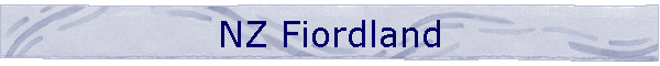 NZ Fiordland