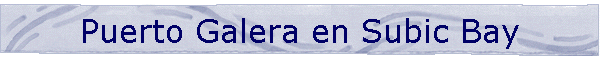Puerto Galera en Subic Bay